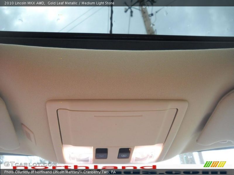 Gold Leaf Metallic / Medium Light Stone 2010 Lincoln MKX AWD