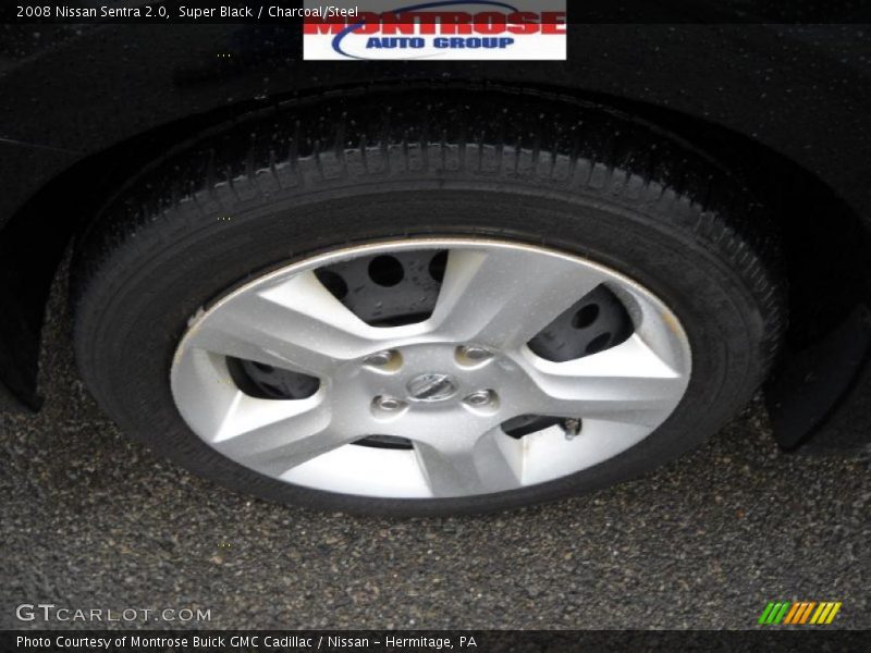 Super Black / Charcoal/Steel 2008 Nissan Sentra 2.0