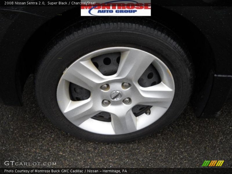 Super Black / Charcoal/Steel 2008 Nissan Sentra 2.0