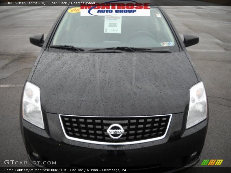 Super Black / Charcoal/Steel 2008 Nissan Sentra 2.0