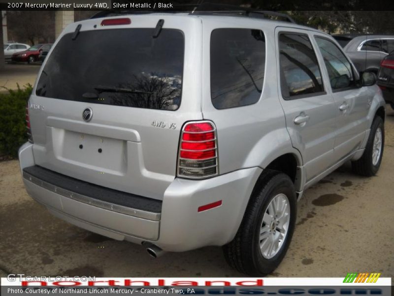 Silver Metallic / Black 2007 Mercury Mariner Luxury 4WD