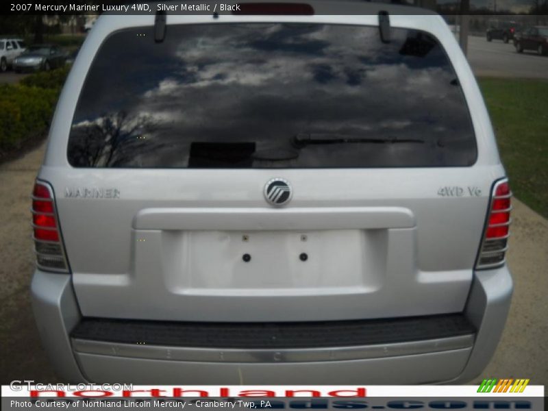 Silver Metallic / Black 2007 Mercury Mariner Luxury 4WD