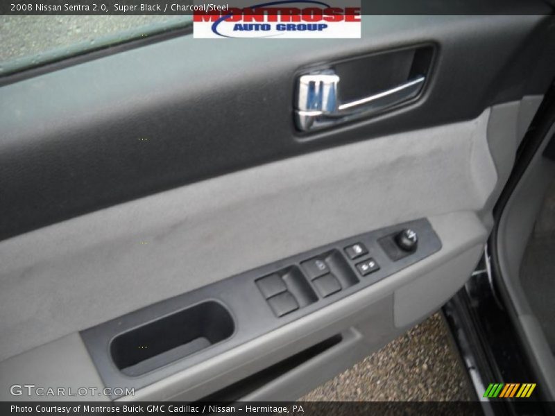 Super Black / Charcoal/Steel 2008 Nissan Sentra 2.0