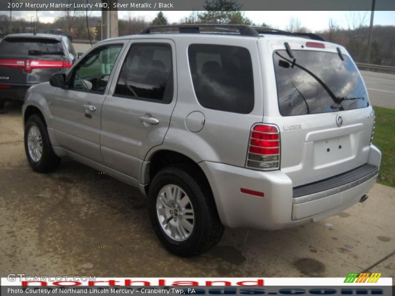 Silver Metallic / Black 2007 Mercury Mariner Luxury 4WD
