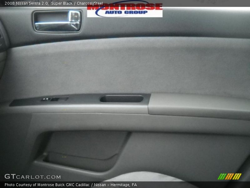 Super Black / Charcoal/Steel 2008 Nissan Sentra 2.0