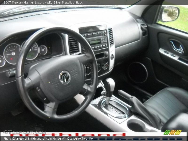 Silver Metallic / Black 2007 Mercury Mariner Luxury 4WD