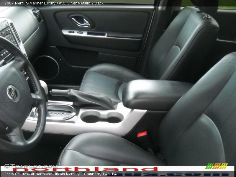 Silver Metallic / Black 2007 Mercury Mariner Luxury 4WD