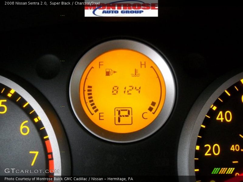 Super Black / Charcoal/Steel 2008 Nissan Sentra 2.0