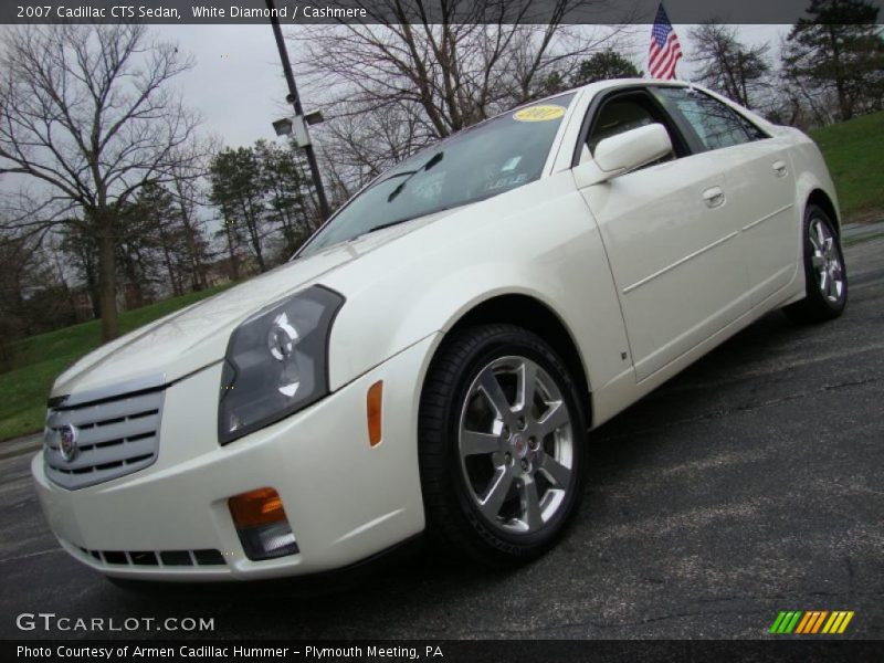 White Diamond / Cashmere 2007 Cadillac CTS Sedan