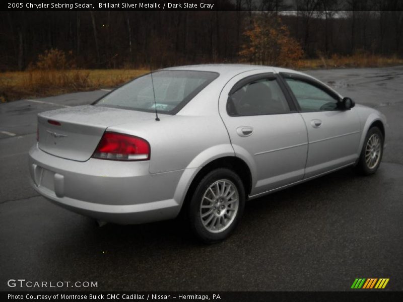 Brilliant Silver Metallic / Dark Slate Gray 2005 Chrysler Sebring Sedan