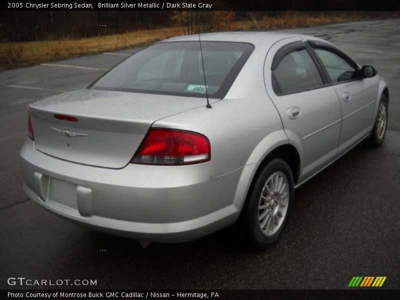Brilliant Silver Metallic / Dark Slate Gray 2005 Chrysler Sebring Sedan