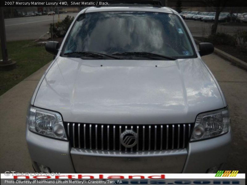 Silver Metallic / Black 2007 Mercury Mariner Luxury 4WD