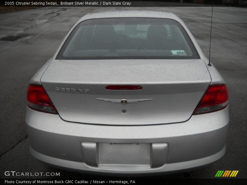 Brilliant Silver Metallic / Dark Slate Gray 2005 Chrysler Sebring Sedan