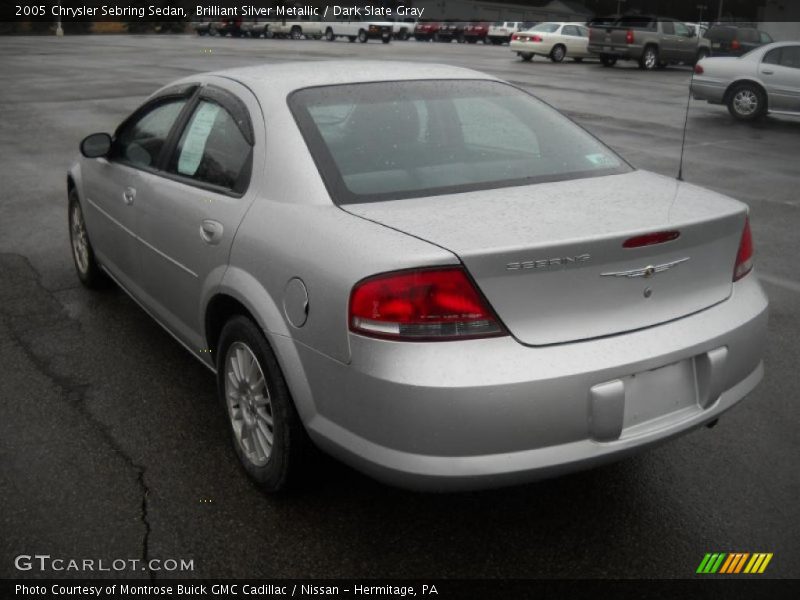 Brilliant Silver Metallic / Dark Slate Gray 2005 Chrysler Sebring Sedan