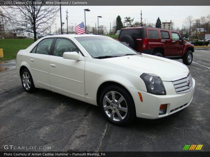 White Diamond / Cashmere 2007 Cadillac CTS Sedan