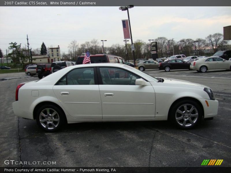 White Diamond / Cashmere 2007 Cadillac CTS Sedan