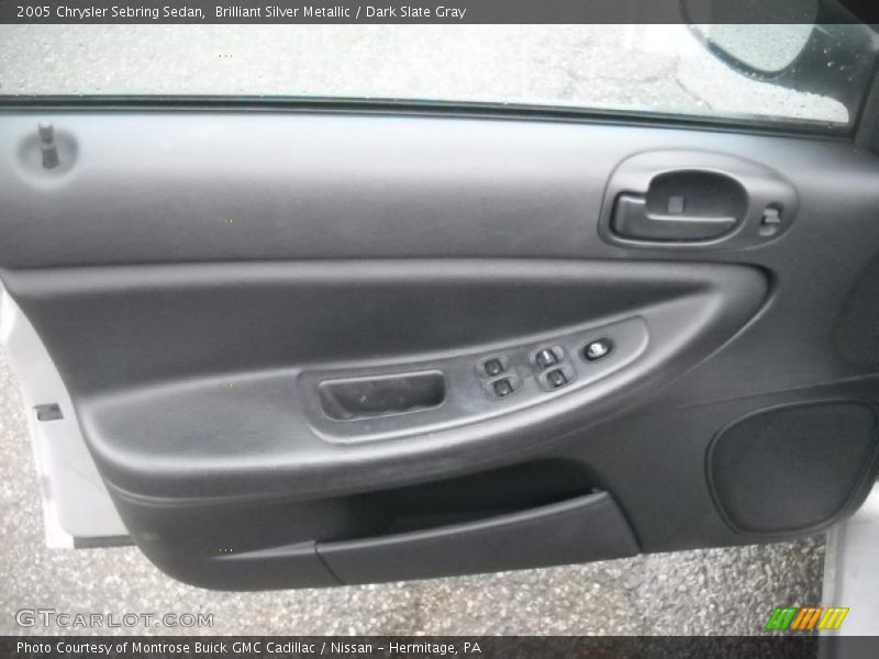 Brilliant Silver Metallic / Dark Slate Gray 2005 Chrysler Sebring Sedan