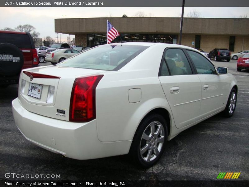 White Diamond / Cashmere 2007 Cadillac CTS Sedan