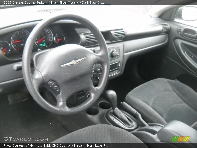Brilliant Silver Metallic / Dark Slate Gray 2005 Chrysler Sebring Sedan