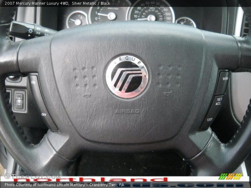 Silver Metallic / Black 2007 Mercury Mariner Luxury 4WD