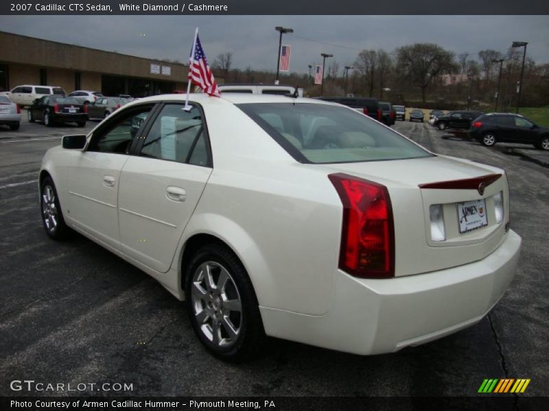 White Diamond / Cashmere 2007 Cadillac CTS Sedan