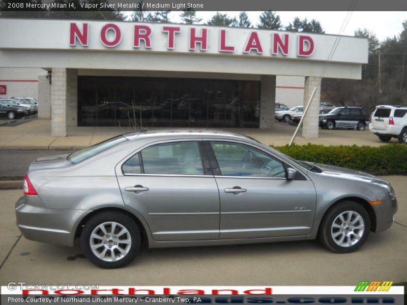Vapor Silver Metallic / Medium Light Stone 2008 Mercury Milan I4