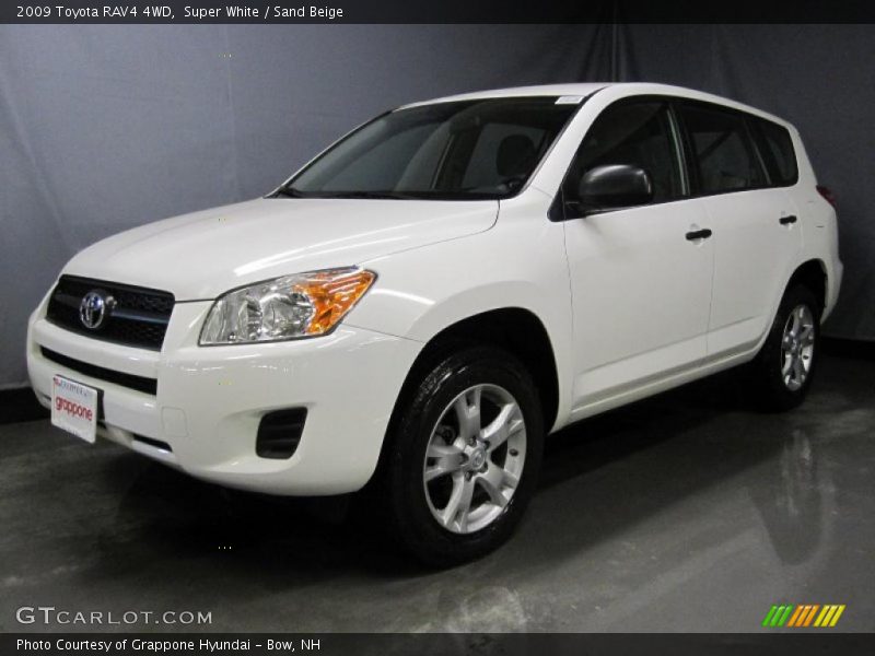 Super White / Sand Beige 2009 Toyota RAV4 4WD