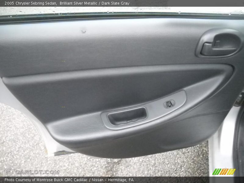 Brilliant Silver Metallic / Dark Slate Gray 2005 Chrysler Sebring Sedan