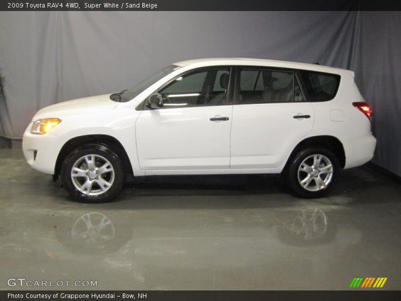 Super White / Sand Beige 2009 Toyota RAV4 4WD