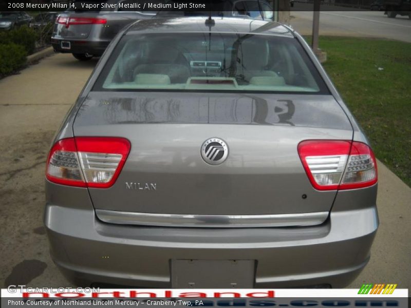 Vapor Silver Metallic / Medium Light Stone 2008 Mercury Milan I4