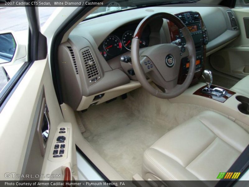 White Diamond / Cashmere 2007 Cadillac CTS Sedan