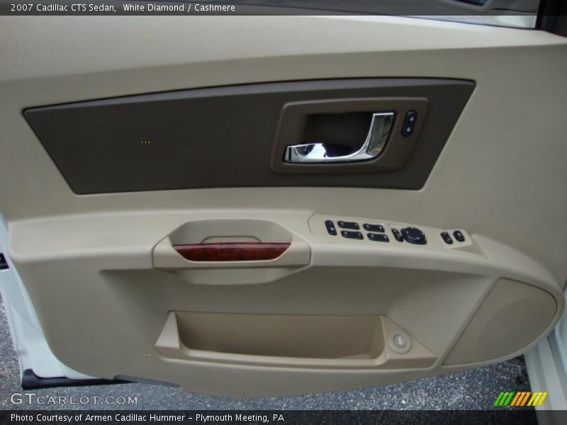 White Diamond / Cashmere 2007 Cadillac CTS Sedan
