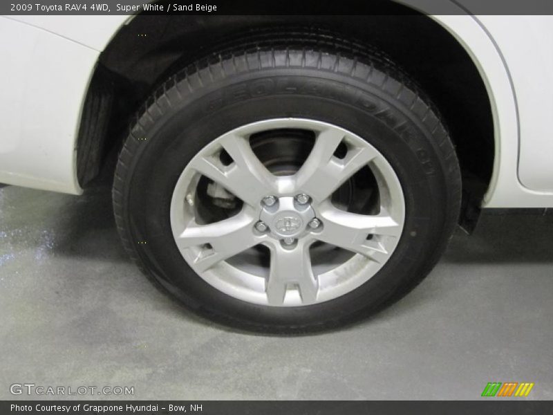 Super White / Sand Beige 2009 Toyota RAV4 4WD