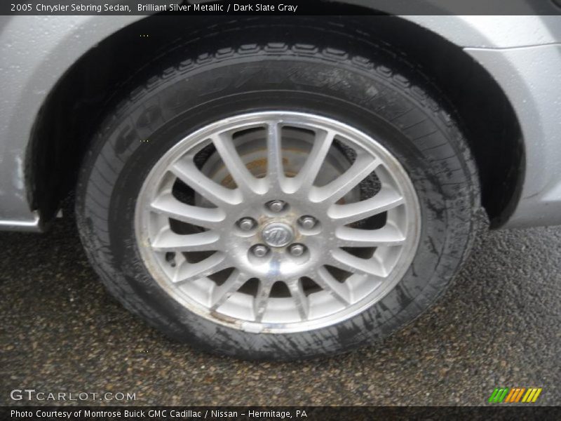 Brilliant Silver Metallic / Dark Slate Gray 2005 Chrysler Sebring Sedan