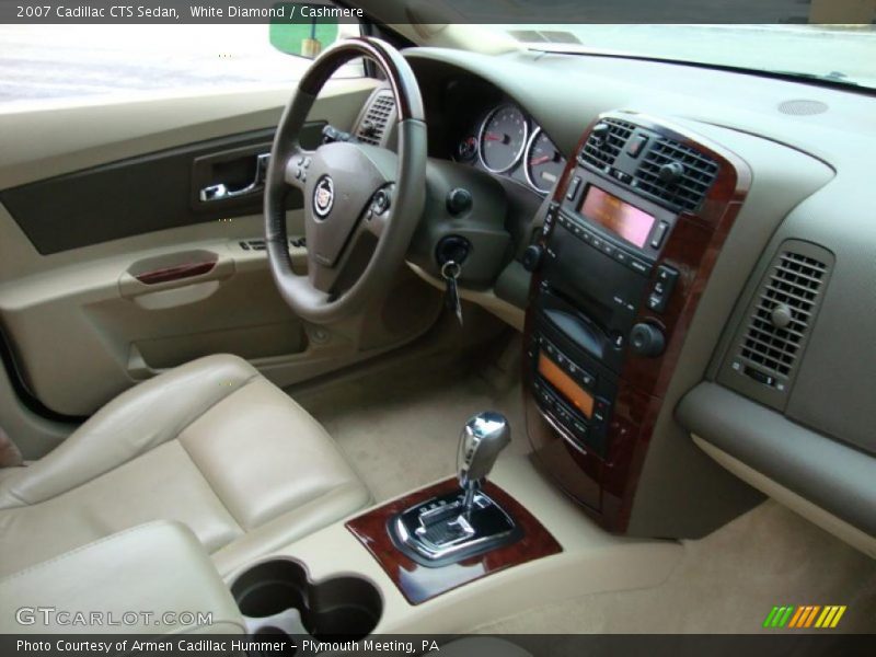 White Diamond / Cashmere 2007 Cadillac CTS Sedan