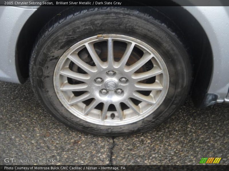 Brilliant Silver Metallic / Dark Slate Gray 2005 Chrysler Sebring Sedan