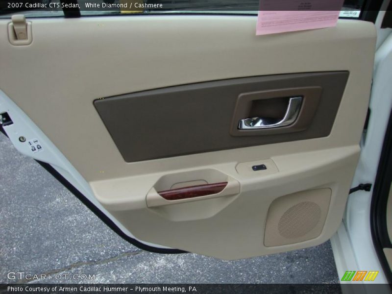 White Diamond / Cashmere 2007 Cadillac CTS Sedan