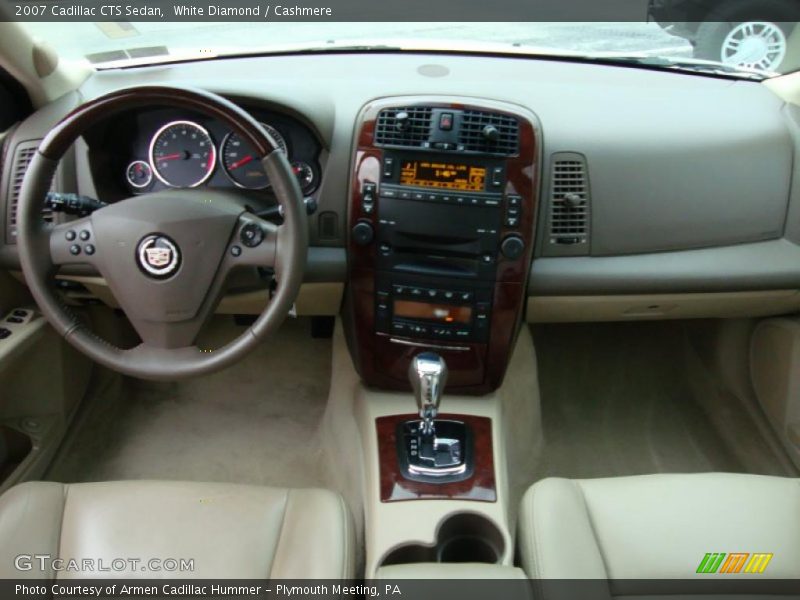 White Diamond / Cashmere 2007 Cadillac CTS Sedan