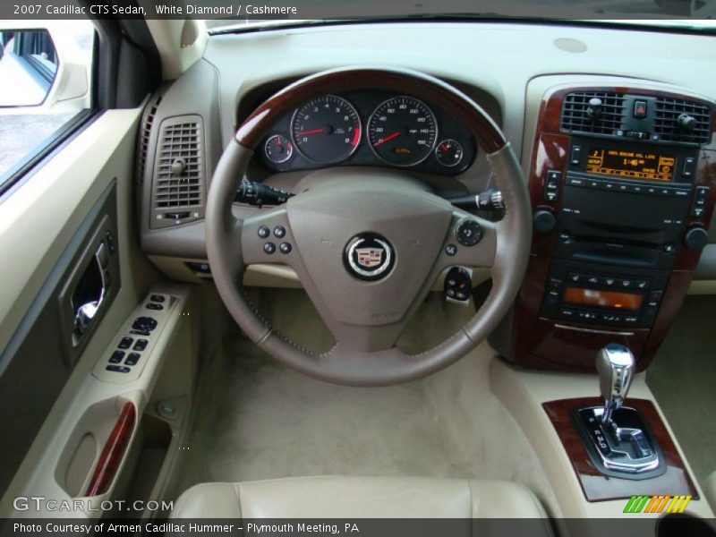 White Diamond / Cashmere 2007 Cadillac CTS Sedan