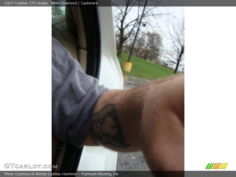 White Diamond / Cashmere 2007 Cadillac CTS Sedan