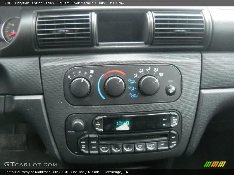 Brilliant Silver Metallic / Dark Slate Gray 2005 Chrysler Sebring Sedan