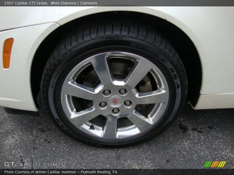 White Diamond / Cashmere 2007 Cadillac CTS Sedan
