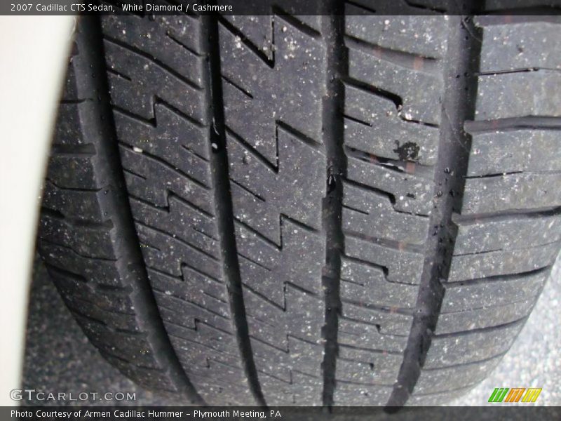 White Diamond / Cashmere 2007 Cadillac CTS Sedan