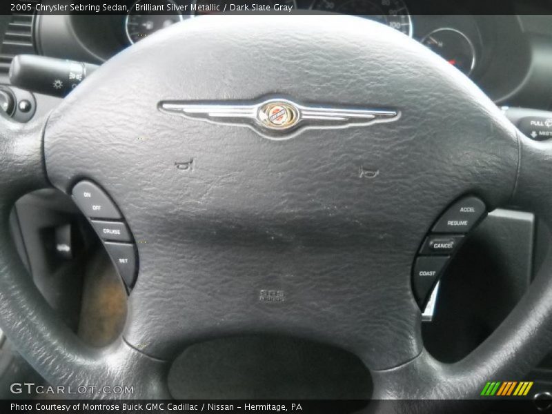 Brilliant Silver Metallic / Dark Slate Gray 2005 Chrysler Sebring Sedan