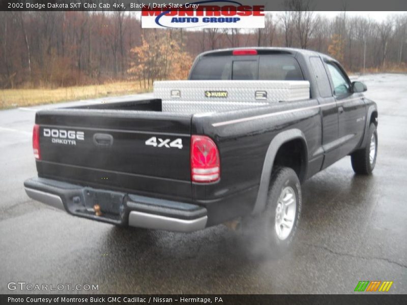 Black / Dark Slate Gray 2002 Dodge Dakota SXT Club Cab 4x4