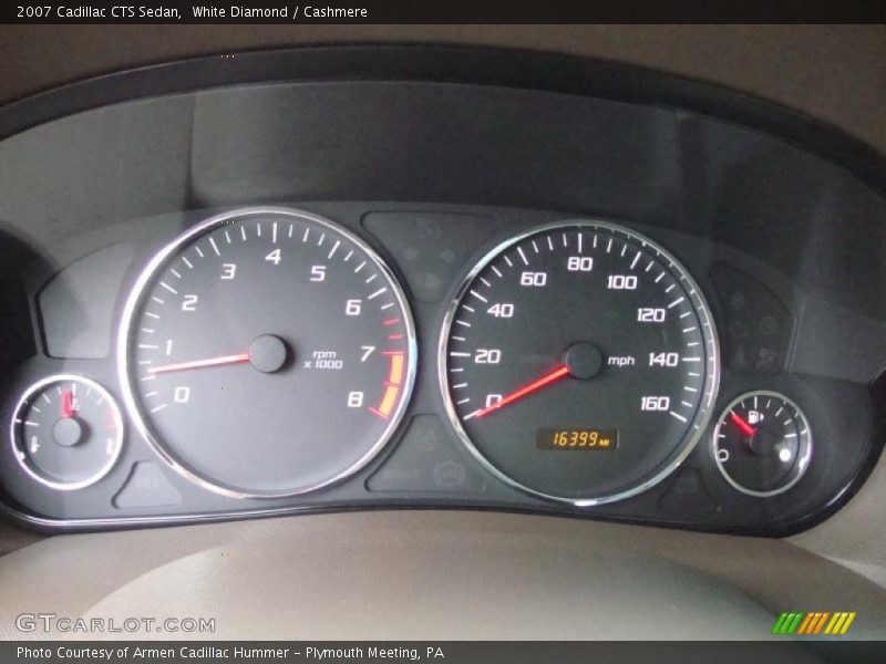 White Diamond / Cashmere 2007 Cadillac CTS Sedan