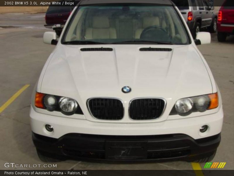 Alpine White / Beige 2002 BMW X5 3.0i