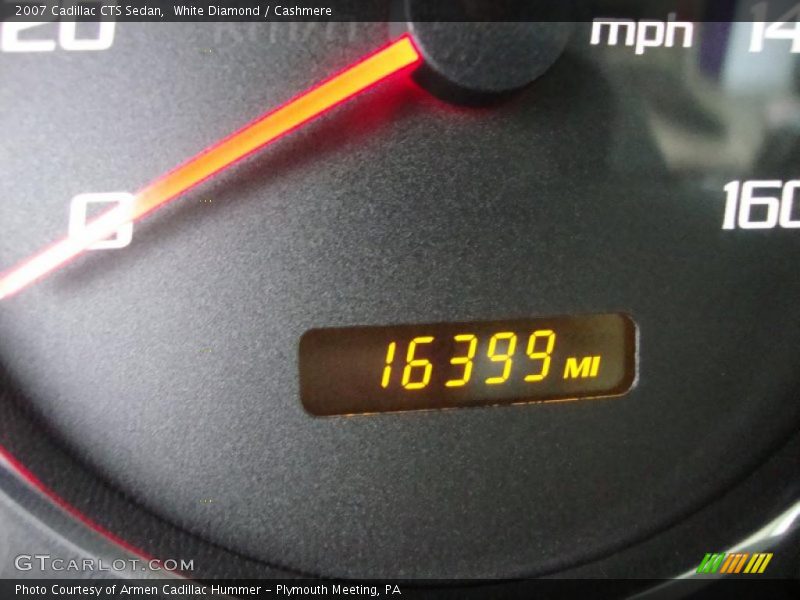 White Diamond / Cashmere 2007 Cadillac CTS Sedan