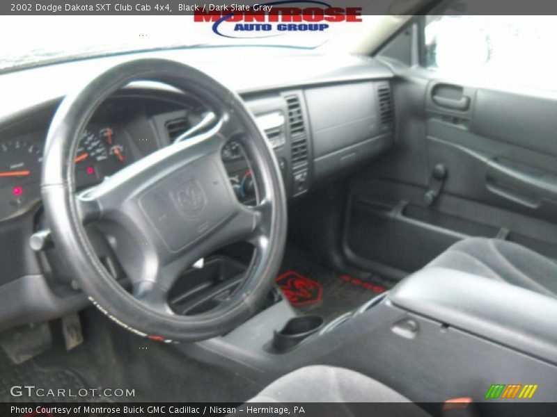 Black / Dark Slate Gray 2002 Dodge Dakota SXT Club Cab 4x4