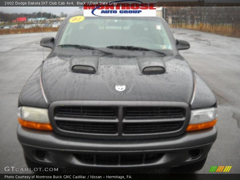 Black / Dark Slate Gray 2002 Dodge Dakota SXT Club Cab 4x4